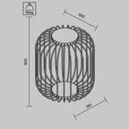 Oświetlenie krajobrazu Outdoor Wisp IP54 x O478FL-L18GF3K | Grafit