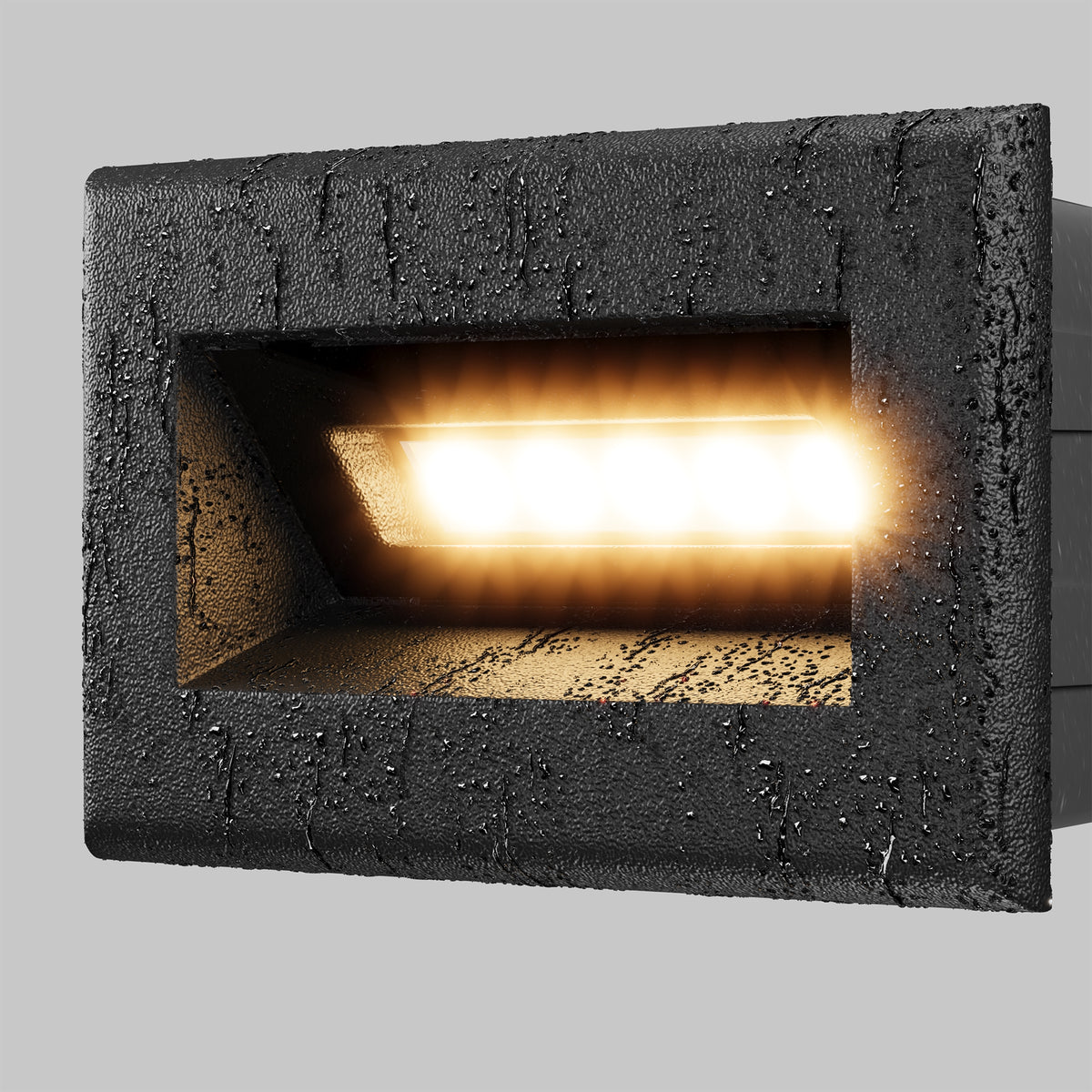 Oświetlenie schodów Outdoor Bosca IP65 x O045SL-L3B3K | Czarny