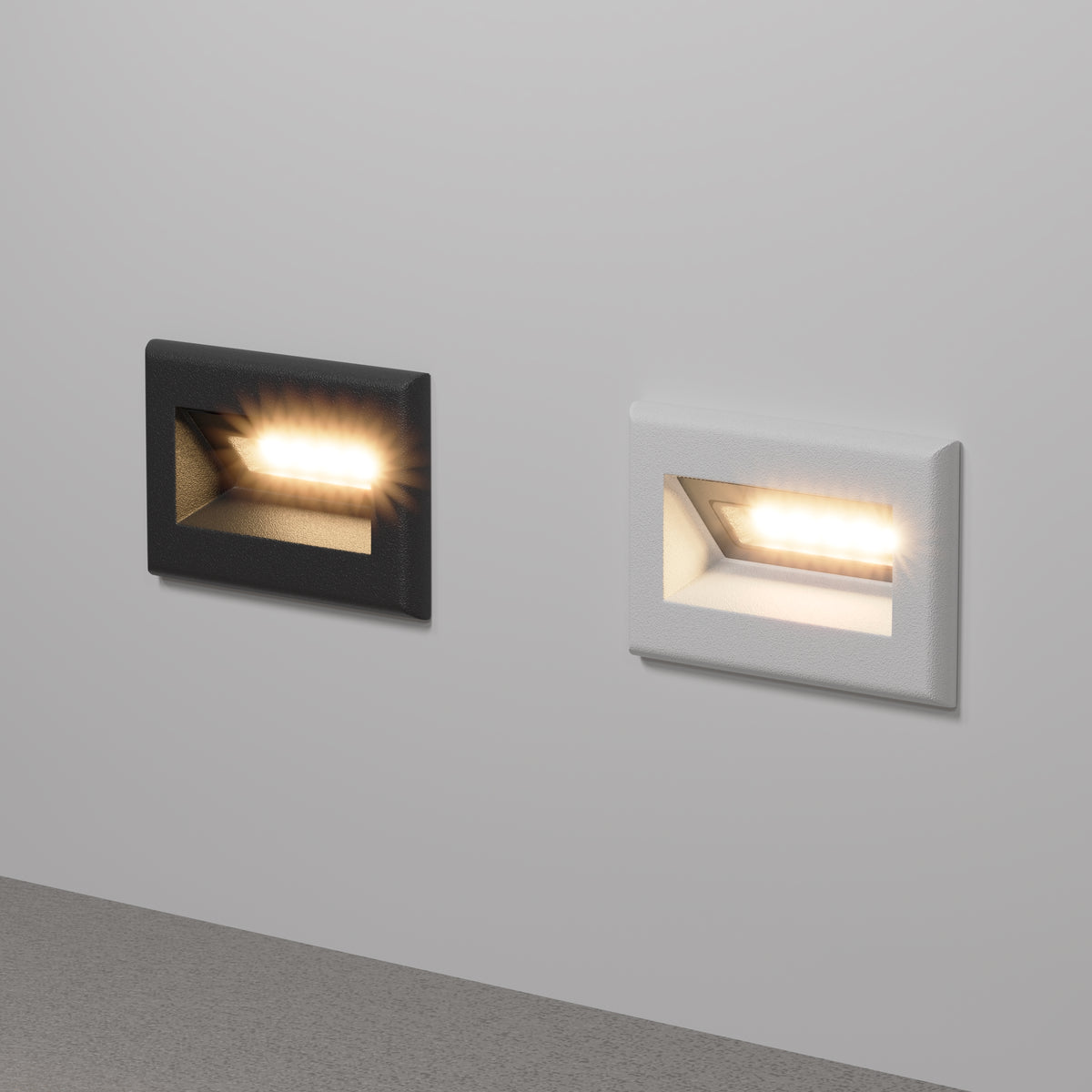 Oświetlenie schodów Outdoor Bosca IP65 x O045SL-L3B3K | Czarny