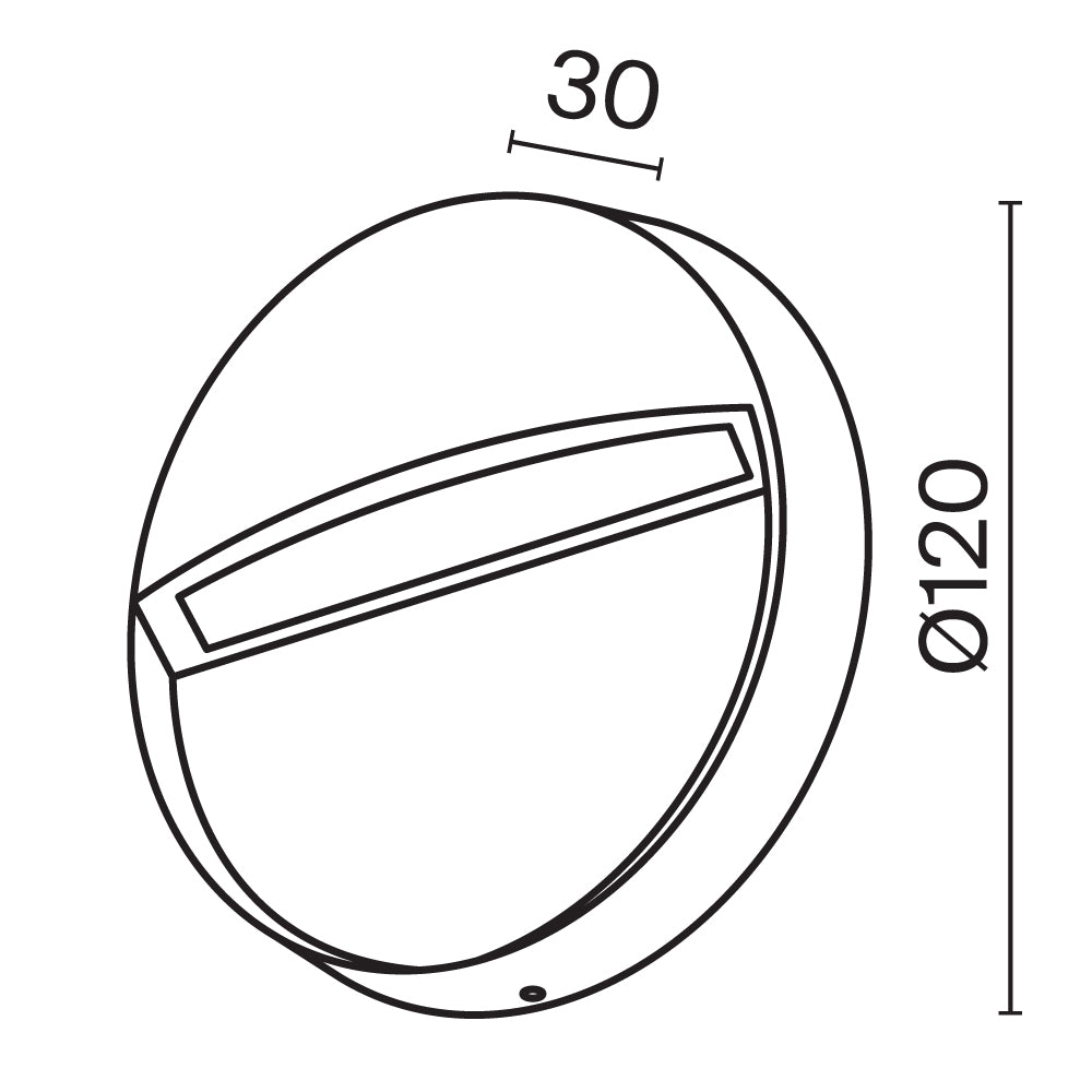 Oświetlenie schodów Outdoor Mane IP54 x O046SL-L3W3K | Biały