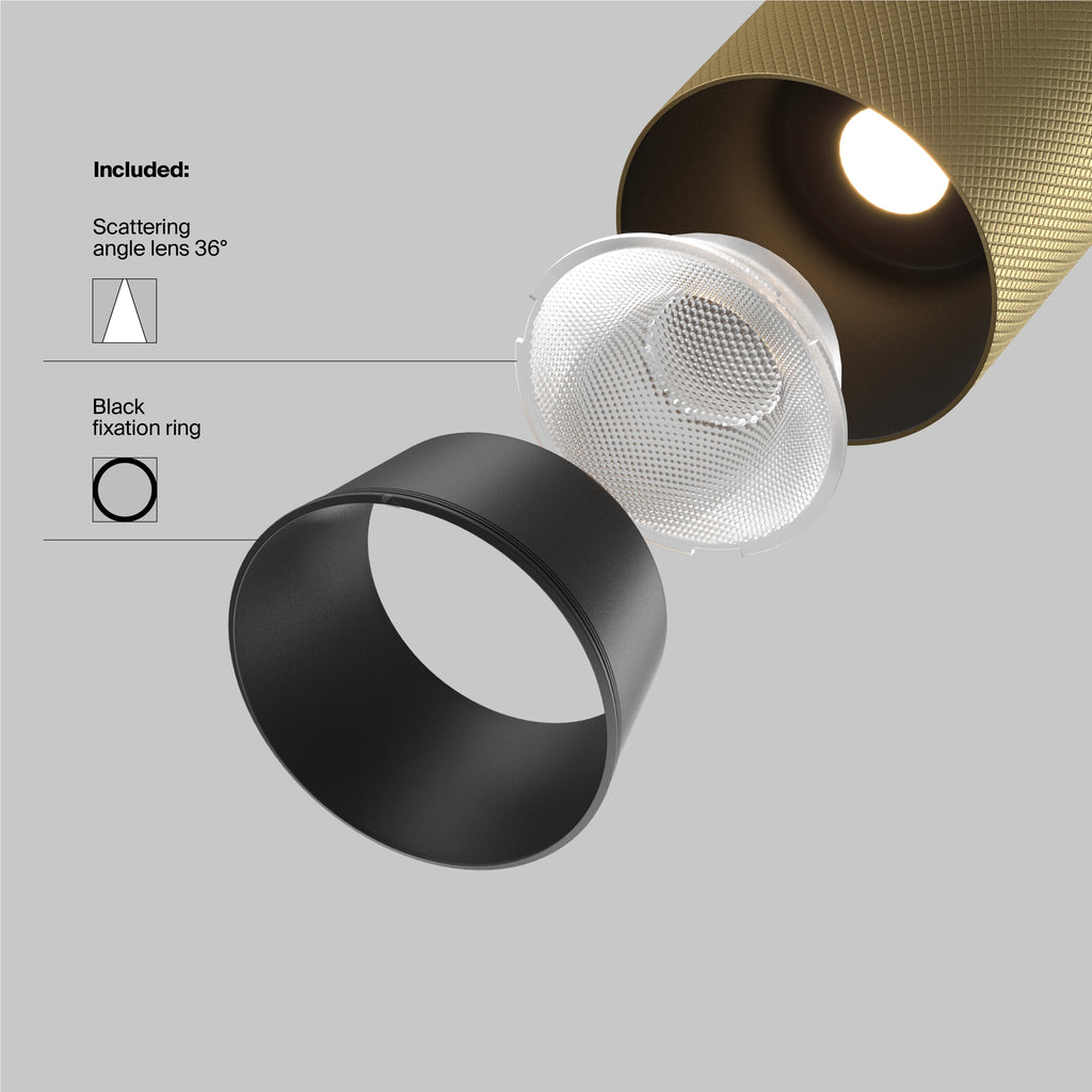 Oświetlenie szynowe Technical Artisan IP20 x TR097-2-12W3K-M-BMG | Czarny