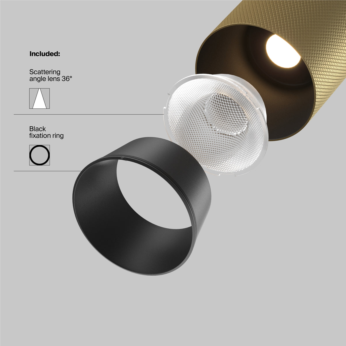 Oświetlenie szynowe Technical Artisan IP20 x TR097-2-12W3K-M-BMG | Czarny