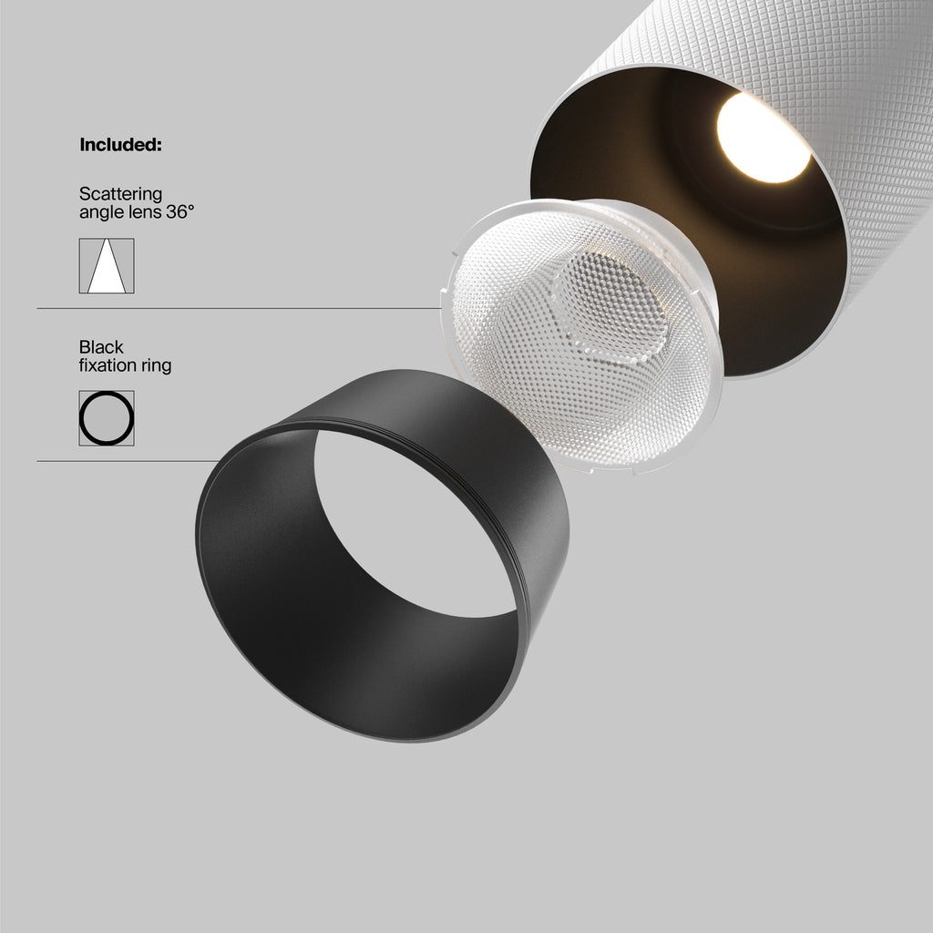 Oświetlenie szynowe Technical Artisan IP20 x TR097-2-12W4K-M-BW | Czarny