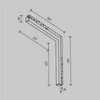 Oświetlenie szynowe Technical Basis Angle IP20 x TR102-24W-DS-W | Biały