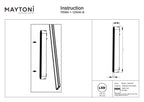 Oświetlenie szynowe Technical Basis Grid IP20 x TR084-1-12W4K-B | Czarny