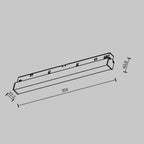 Oświetlenie szynowe Technical Basis IP20 x TR030-2-12W2.7K-B | Czarny