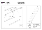 Oświetlenie szynowe Technical Basis IP20 x TR030-2-12W2.7K-B | Czarny
