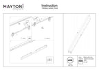 Oświetlenie szynowe Technical Basis IP20 x TR030-2-24W2.7K-B | Czarny
