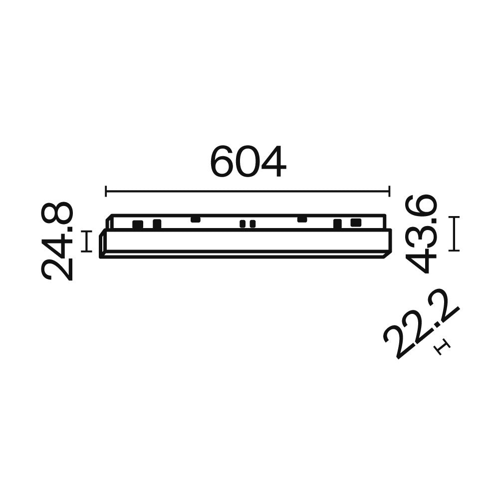 Oświetlenie szynowe Technical Basis IP20 x TR030-2-24W4K-W | Biały