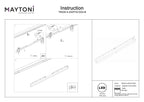 Oświetlenie szynowe Technical Basis IP20 x TR030-4-24WTW-DD2-B | Czarny