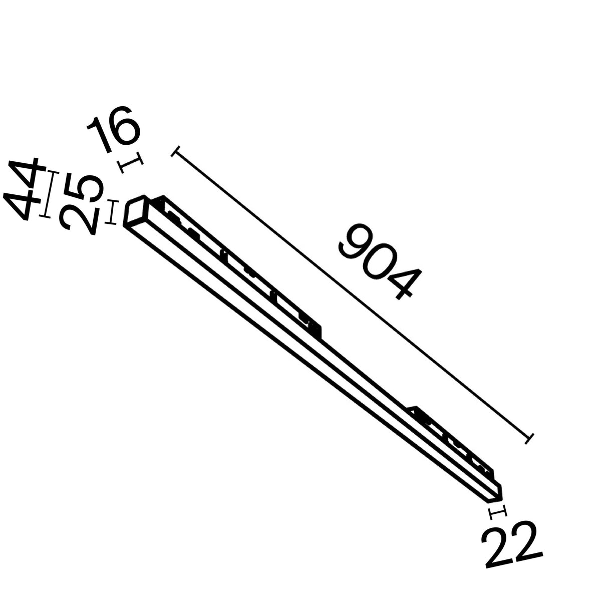 Oświetlenie szynowe Technical Basis IP20 x TR030-4-30WTW-DD-B | Czarny