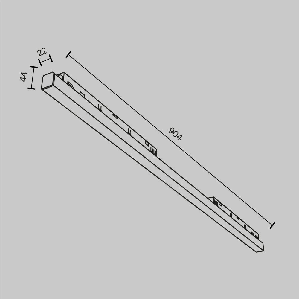 Oświetlenie szynowe Technical Basis IP20 x TR030-4-30WTW-DD-W | Biały