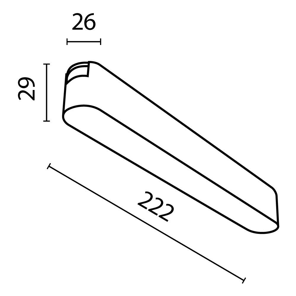 Oświetlenie szynowe Technical Basis IP20 x TR080-1-12W4K-B | Czarny