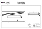 Oświetlenie szynowe Technical Basis IP20 x TR080-1-12W4K-B | Czarny
