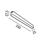 Oświetlenie szynowe Technical Basis IP20 x TR080-1-18W3K-B | Czarny