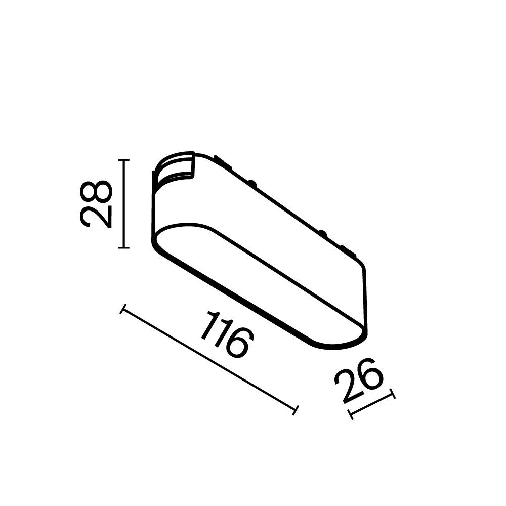 Oświetlenie szynowe Technical Basis IP20 x TR080-1-6W4K-W | Biały