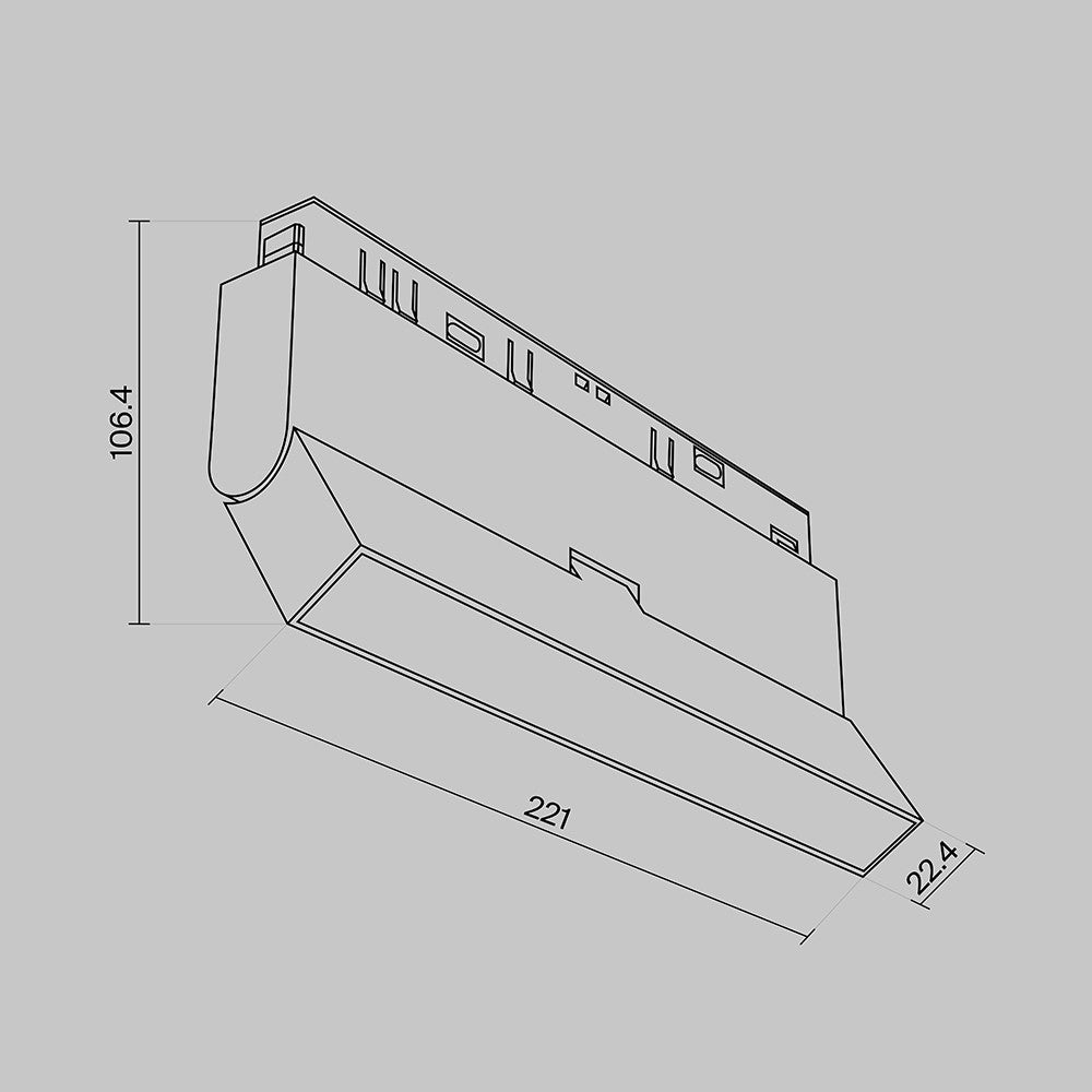 Oświetlenie szynowe Technical Basis Rot IP20 x TR036-4-12WTW-DD2-W | Biały