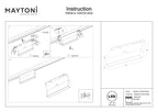 Oświetlenie szynowe Technical Basis Rot IP20 x TR036-4-12WTW-DD2-W | Biały