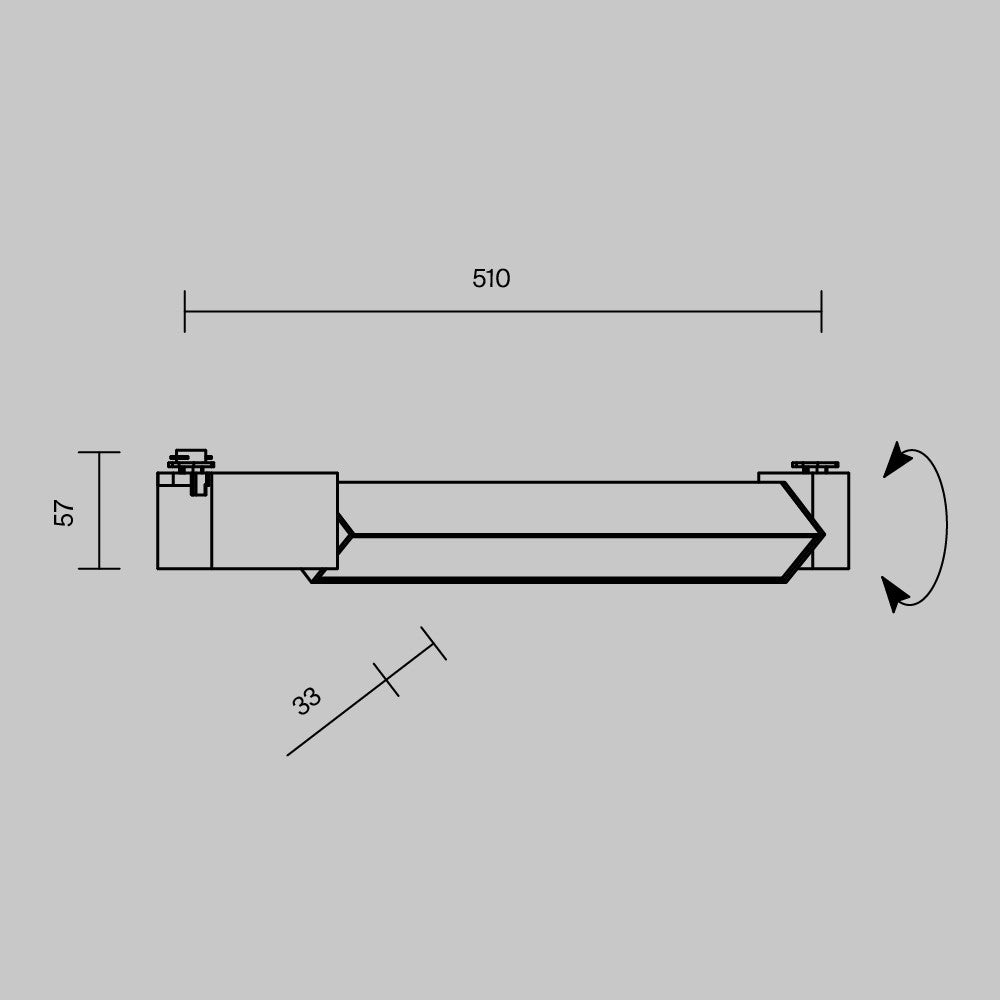 Oświetlenie szynowe Technical Basis Rot IP20 x TR104-1-24W3K-W-DE | Biały