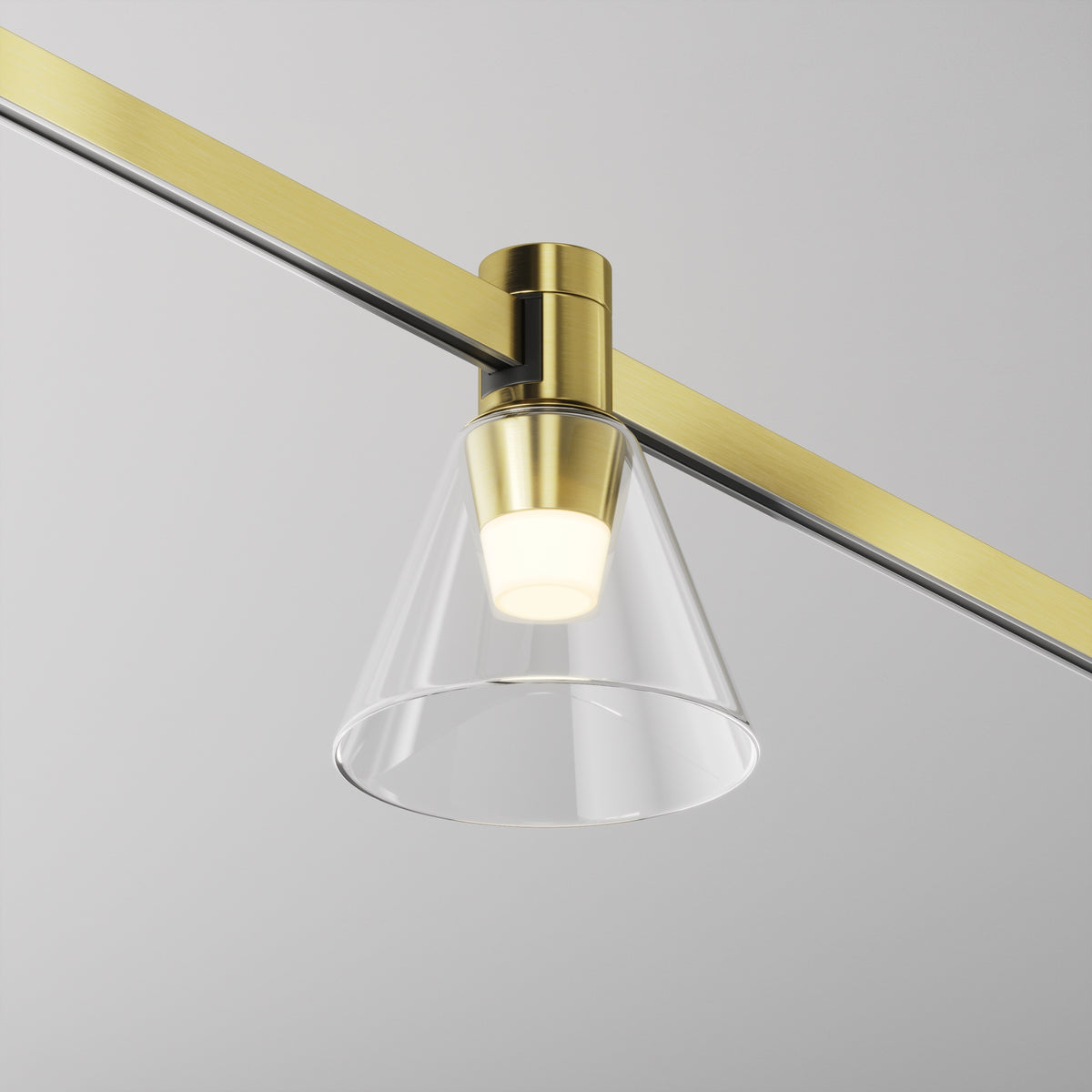 Oświetlenie szynowe Technical Bianca IP20 x TR147-1-3W2.7K-BS-DE | Mosiądz