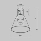 Oświetlenie szynowe Technical Bianca IP20 x TR147-1-3W2.7K-BS-DE | Mosiądz