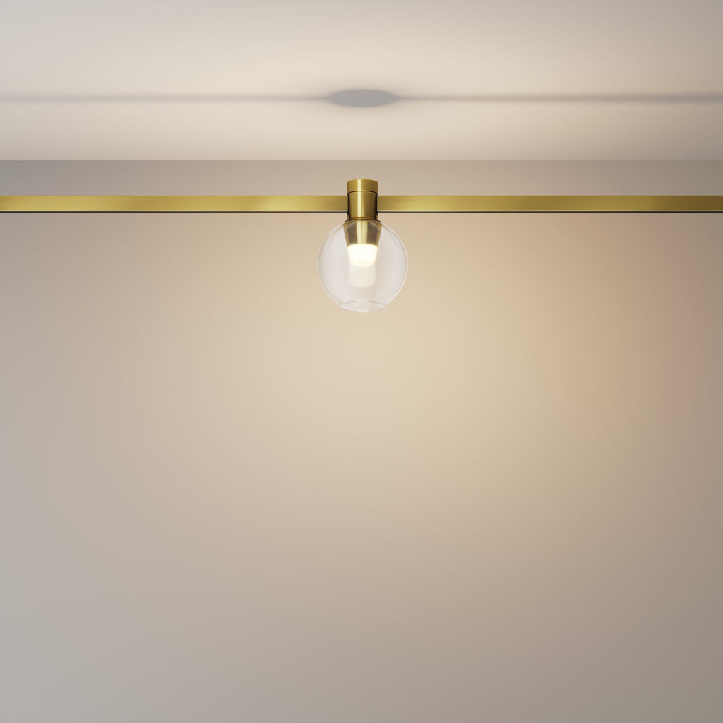 Oświetlenie szynowe Technical Bubble IP20 x TR148-1-3W2.7K-BS-DE | Mosiądz