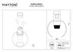 Oświetlenie szynowe Technical Bubble IP20 x TR148-1-3W2.7K-BS-DE | Mosiądz