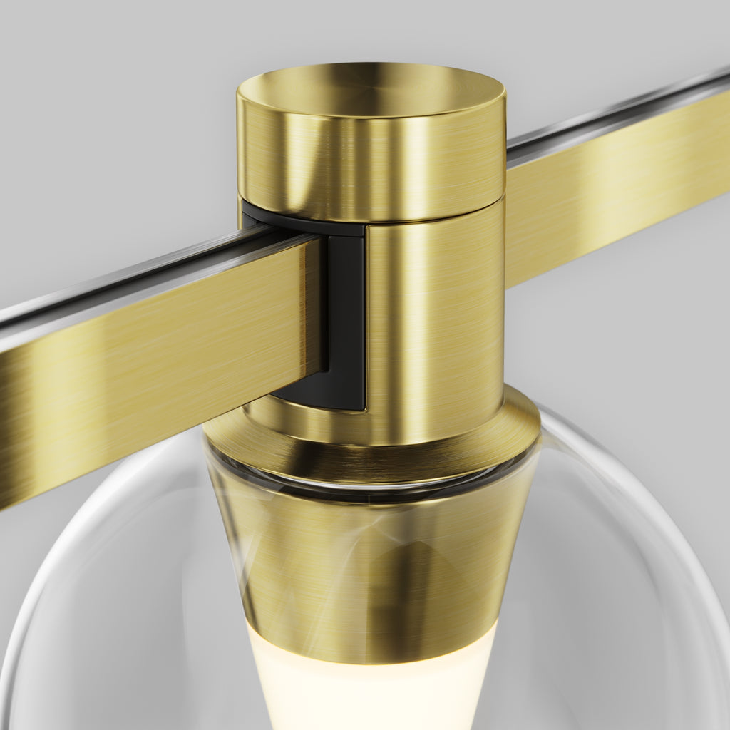 Oświetlenie szynowe Technical Bubble IP20 x TR148-1-3W2.7K-BS-DE | Mosiądz