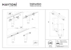 Oświetlenie szynowe Technical Elti Duo IP20 x TR005-4-2X12W-DS-BBS | Czarny