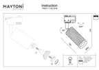 Oświetlenie szynowe Technical Focus Design IP20 1xGU10 TR011-1-GU10-B | Czarny