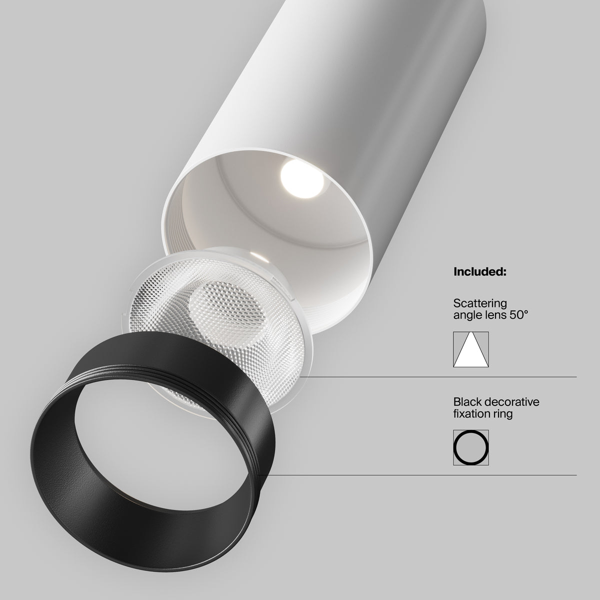 Oświetlenie szynowe Technical Focus LED IP20 x TR021-1-12W4K-W-D-W | Biały