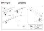 Oświetlenie szynowe Technical Focus LED IP20 x TR032-2-5W3K-M-BBS | Czarny