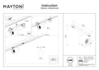 Oświetlenie szynowe Technical Focus LED IP20 x TR032-4-12W3K-M-DS-BBS | Czarny