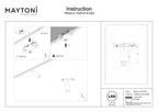 Oświetlenie szynowe Technical Focus LED IP20 x TR032-4-12WTW-S-DD2-B | Czarny