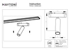 Oświetlenie szynowe Technical Focus LED IP20 x TR103-1-12W4K-M-B | Czarny
