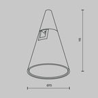 Oświetlenie szynowe Technical Keila IP20 x TR146-1-5W2.7K-BS-DE | Mosiądz