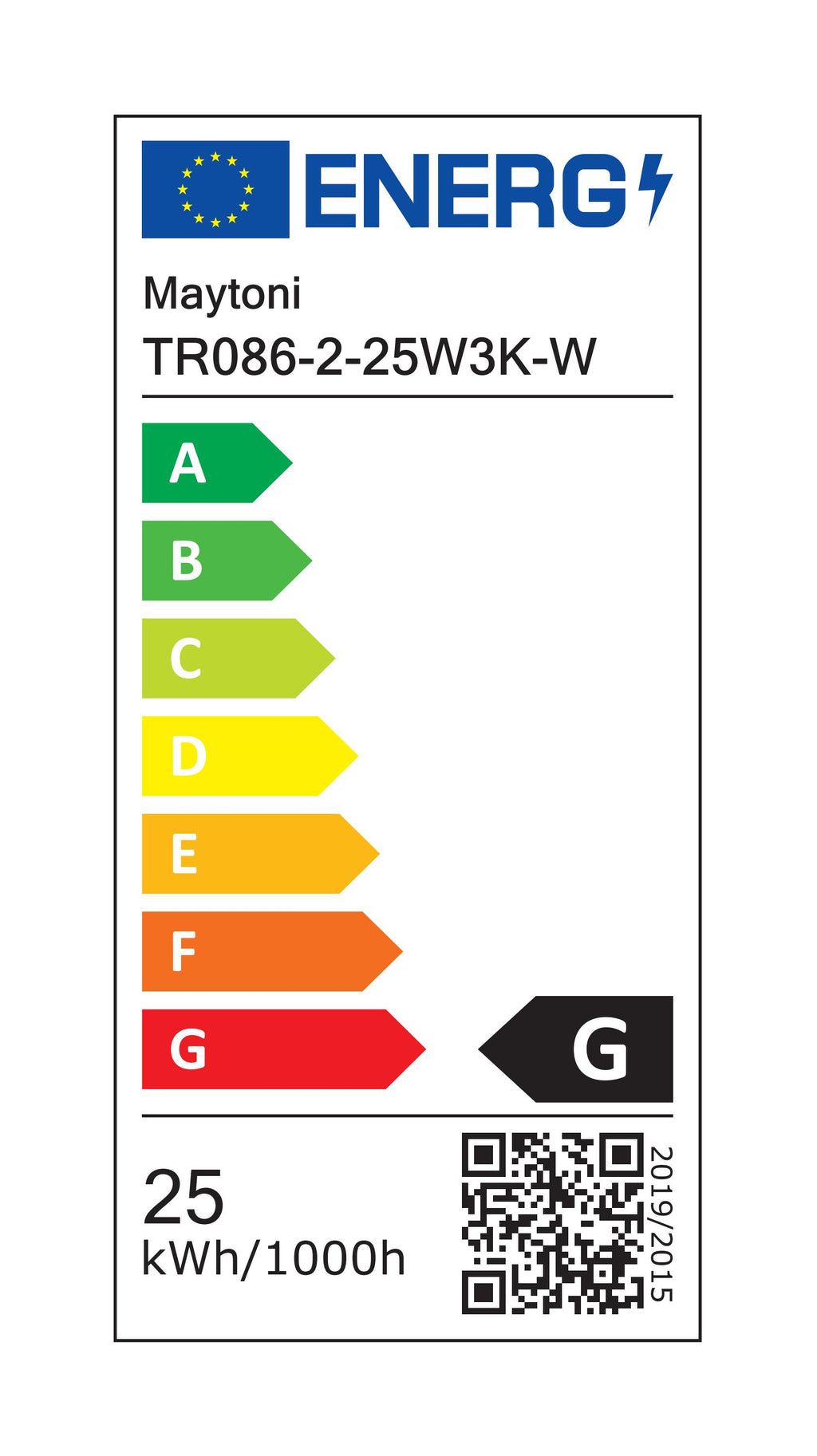 Oświetlenie szynowe Technical Larc IP20 x TR086-2-25W3K-W | Biały