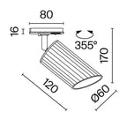 Oświetlenie szynowe Technical Lipari IP20 1xGU10 TR087-1-GU10-B | Czarny