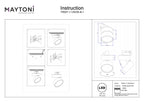 Oświetlenie szynowe Technical ONDA IP20 x TR007-1-12W3K-B-1 | Czarny