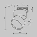 Oświetlenie szynowe Technical ONDA IP20 x TR007-1-12W3K-W | Biały