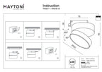 Oświetlenie szynowe Technical ONDA IP20 x TR007-1-18W3K-B | Czarny
