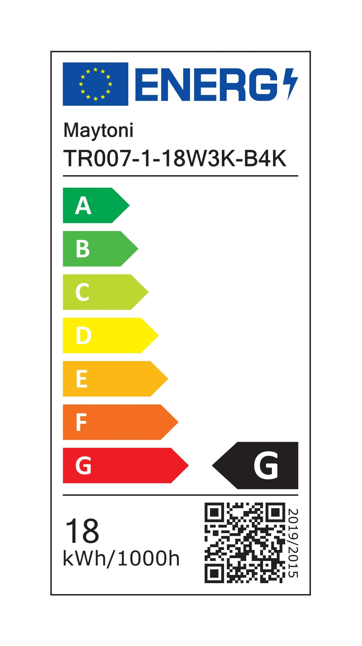 Oświetlenie szynowe Technical ONDA IP20 x TR007-1-18W3K-B4K | Czarny