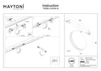Oświetlenie szynowe Technical Outline IP20 x TR090-2-6W3K-B | Czarny
