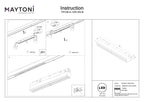 Oświetlenie szynowe Technical Parete IP20 x TR106-4-12W-DS-B | Czarny