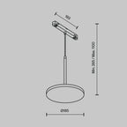 Oświetlenie szynowe Technical Plato IP20 x TR123-2-15W3K-B | Czarny
