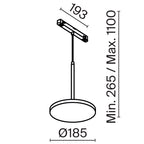 Oświetlenie szynowe Technical Plato IP20 x TR123-2-15W3K-B | Czarny