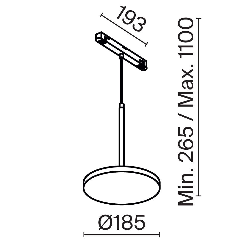 Oświetlenie szynowe Technical Plato IP20 x TR123-2-15W3K-B | Czarny