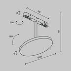Oświetlenie szynowe Technical Plato IP20 x TR131-2-15W3K-B | Czarny