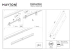 Oświetlenie szynowe Technical Points IP20 x TR031-2-12W2.7K-B | Czarny