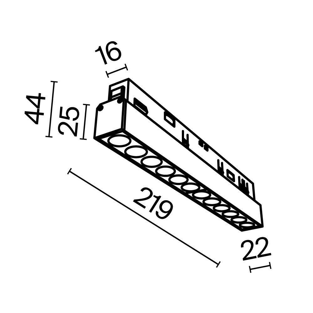 Oświetlenie szynowe Technical Points IP20 x TR031-2-12W3K-W | Biały